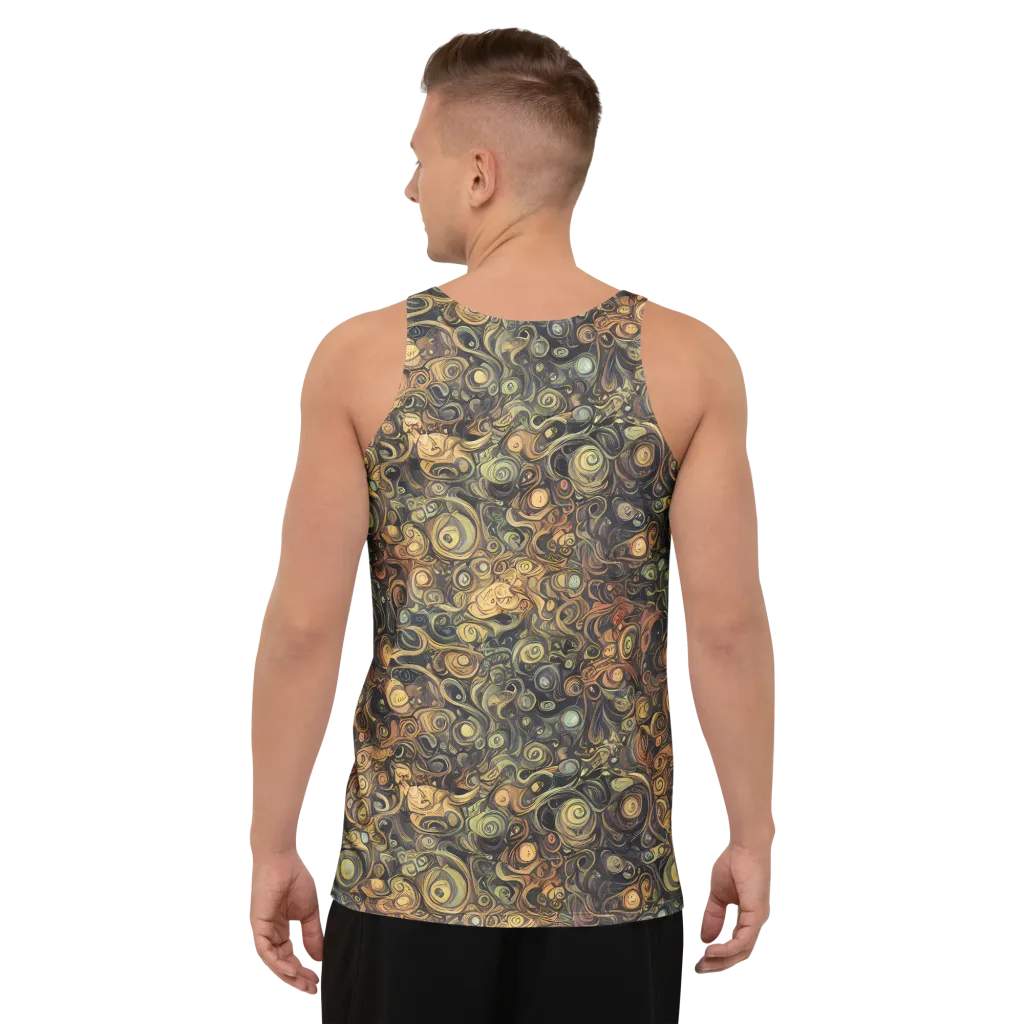 Amber Undertow on Men's Tank Top — Back