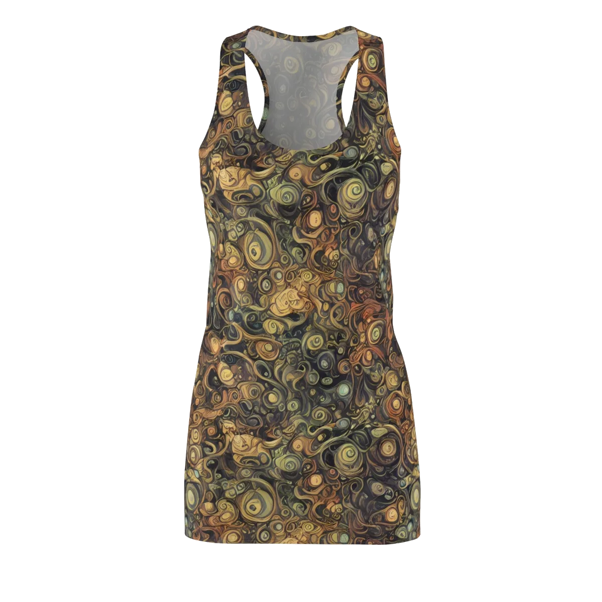 Amber Undertow on Racerback Dress — Front