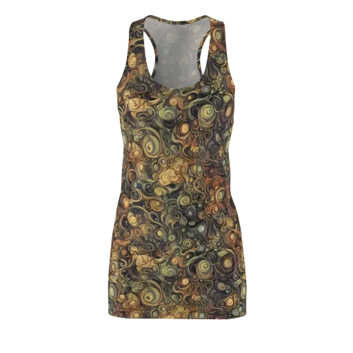 Amber Undertow on a Racerback Dress