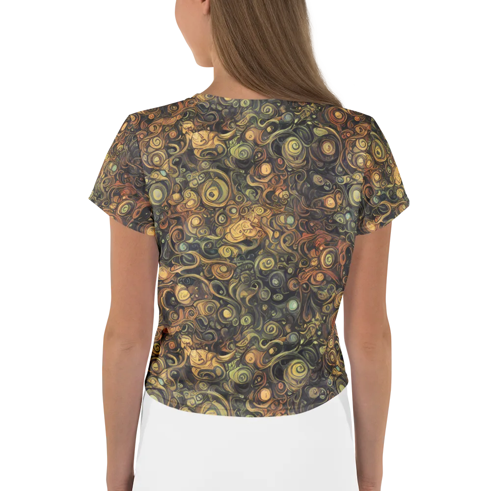 Amber Undertow on Crop Tee — Back