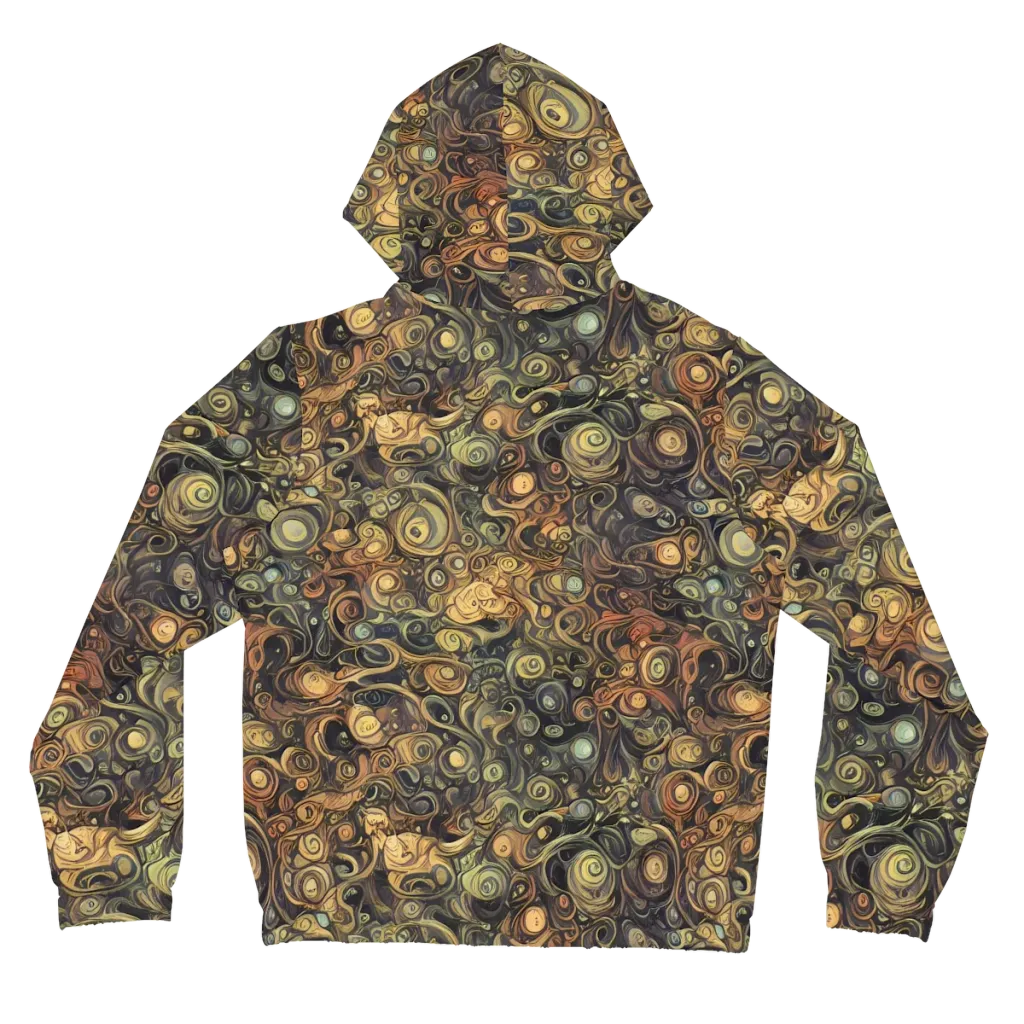 Amber Undertow on Women's Full-Zip Hoodie — Back