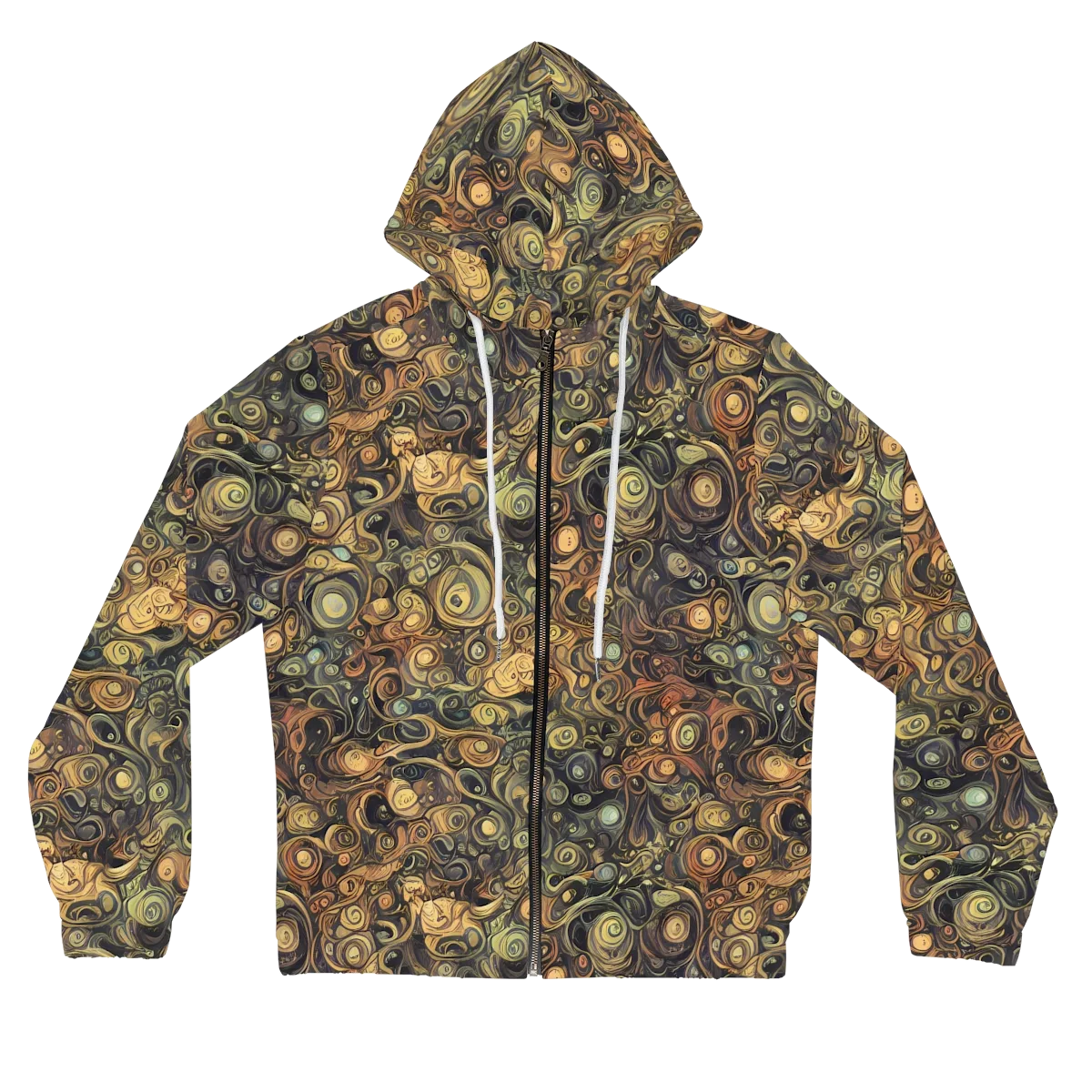 Amber Undertow on Women's Full-Zip Hoodie — Front