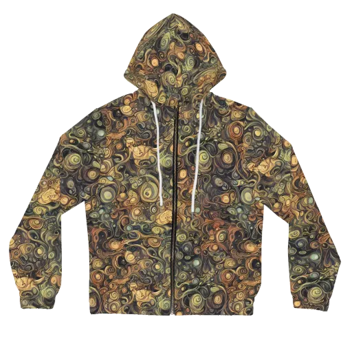 Amber Undertow on a Women's Full-Zip Hoodie