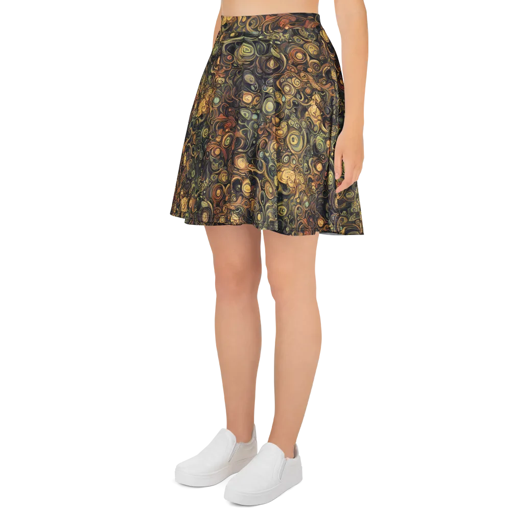 Amber Undertow on Skater Skirt — Left