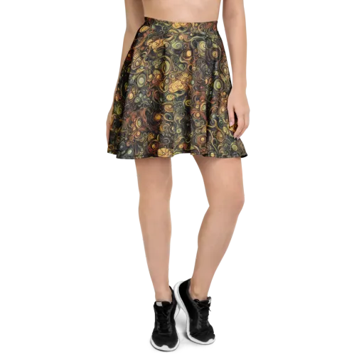 Amber Undertow on a Skater Skirt