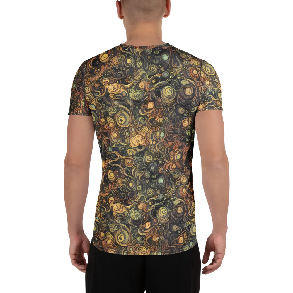 Amber Undertow on Men's Athletic T-Shirt — Back