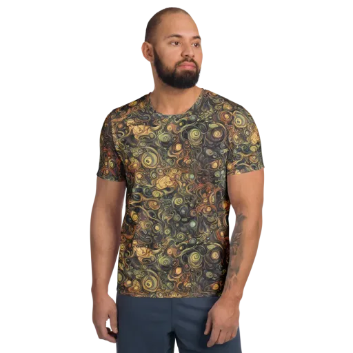 Amber Undertow on a Men's Athletic T-Shirt