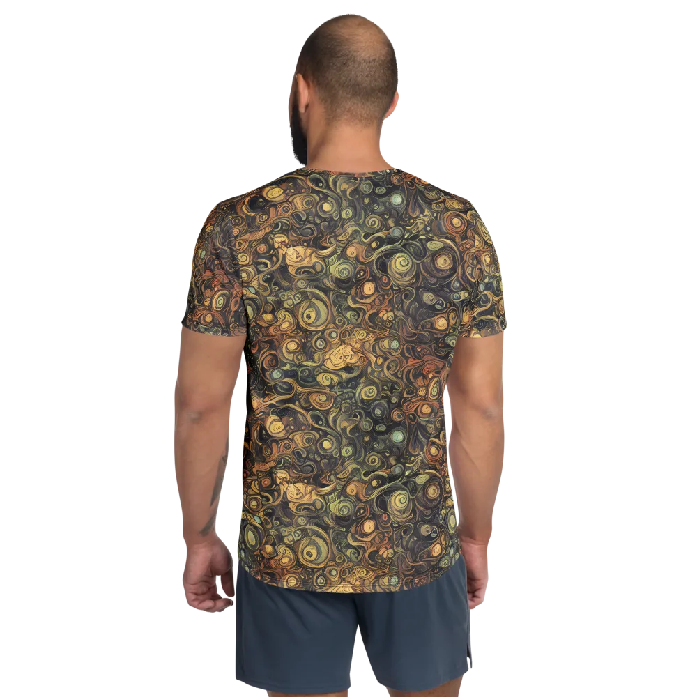 Amber Undertow on Men's Athletic T-Shirt — Back