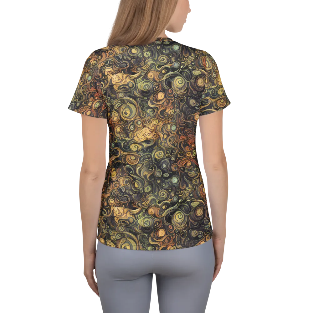 Amber Undertow on Women's Athletic T-Shirt — Back