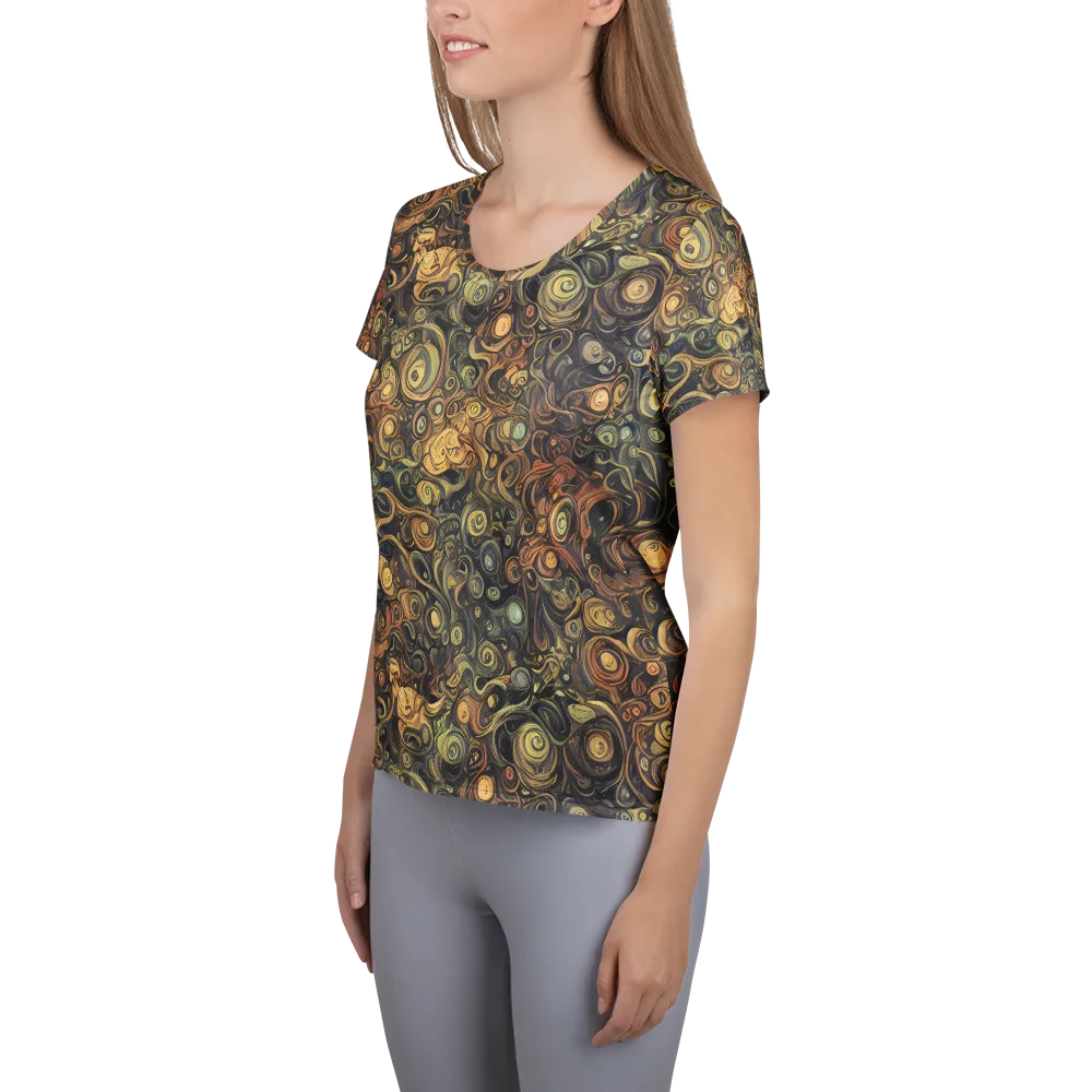 Amber Undertow on Women's Athletic T-Shirt — Left