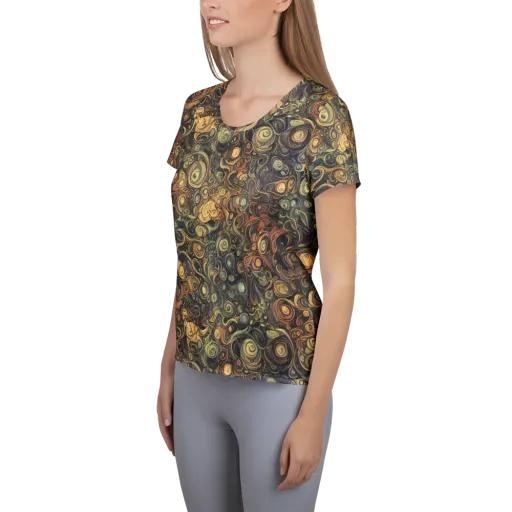 Amber Undertow on a Women's Athletic T-Shirt