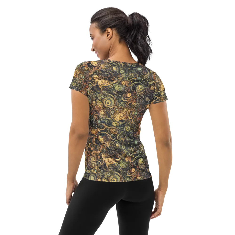 Amber Undertow on Women's Athletic T-Shirt — Back