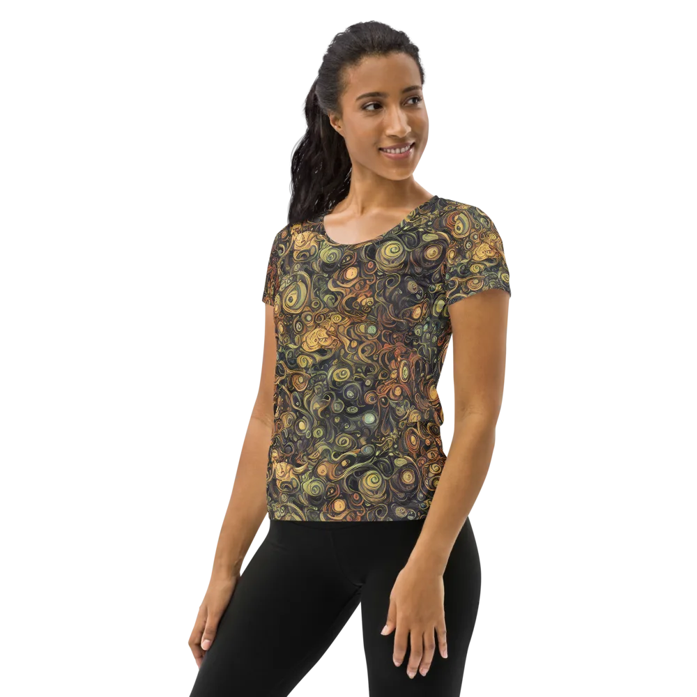Amber Undertow on Women's Athletic T-Shirt — Left