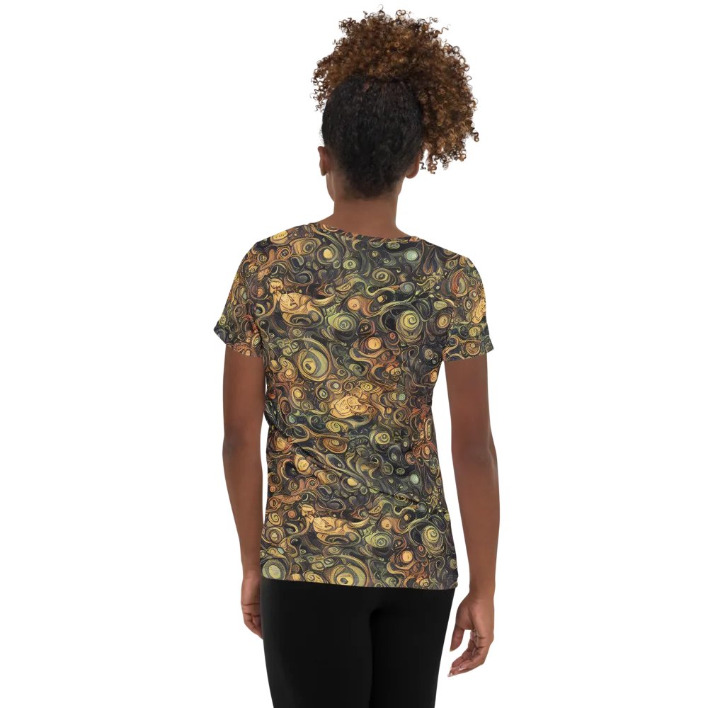 Amber Undertow on Women's Athletic T-Shirt — Back