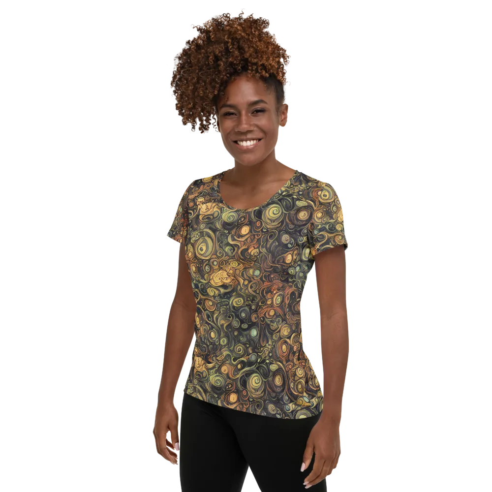 Amber Undertow on Women's Athletic T-Shirt — Left