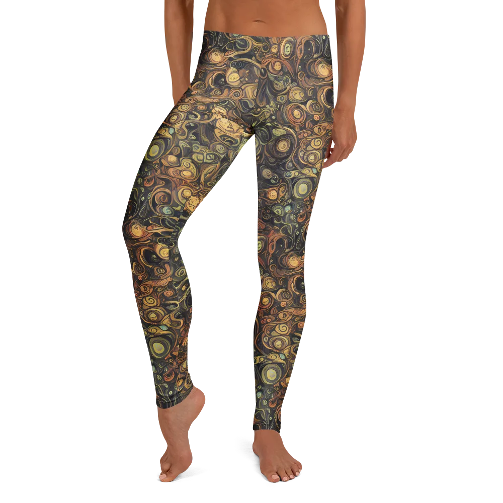 Amber Undertow on Leggings — Front