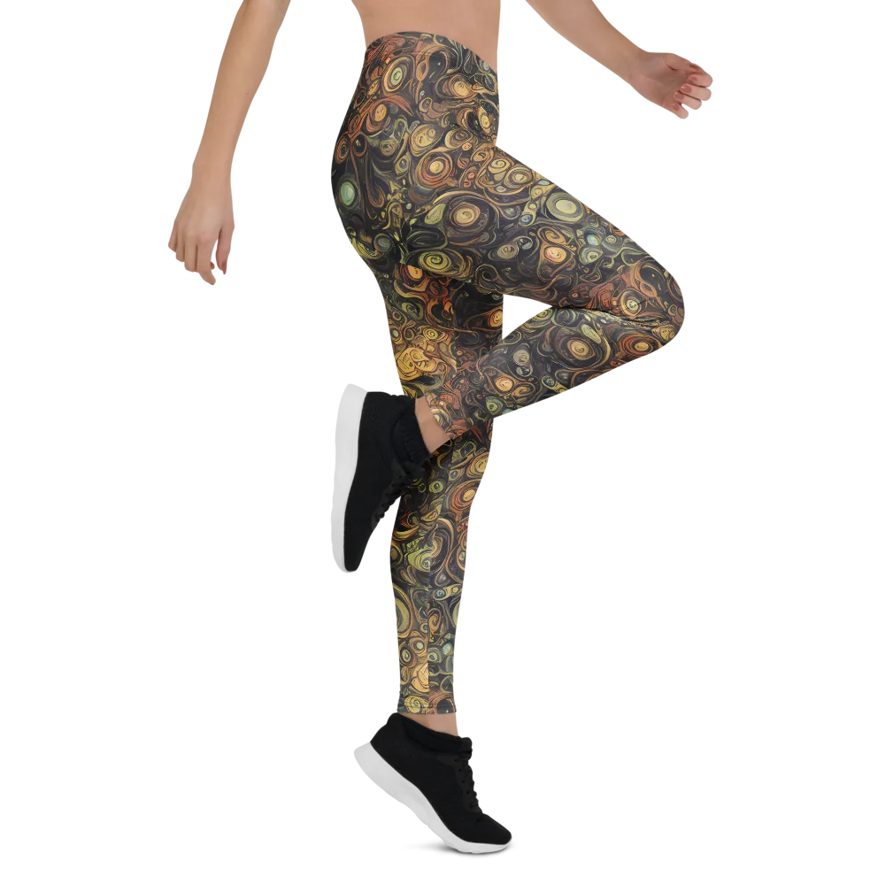 Amber Undertow on Leggings — Right