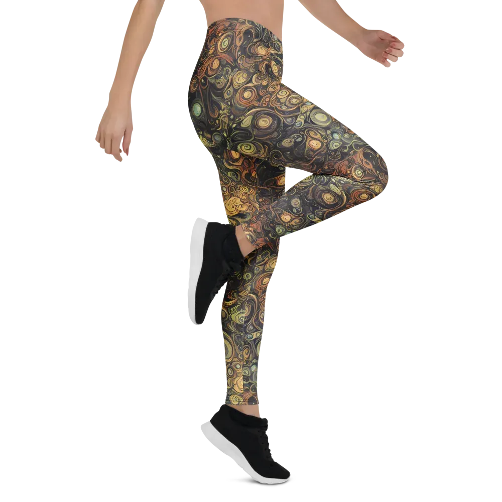 Amber Undertow on Leggings — Right