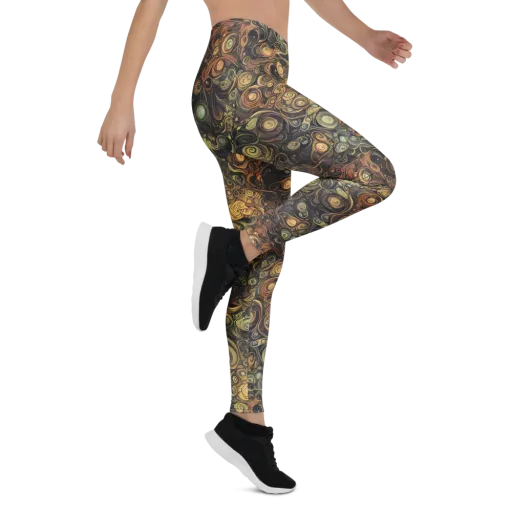 Amber Undertow on a Leggings
