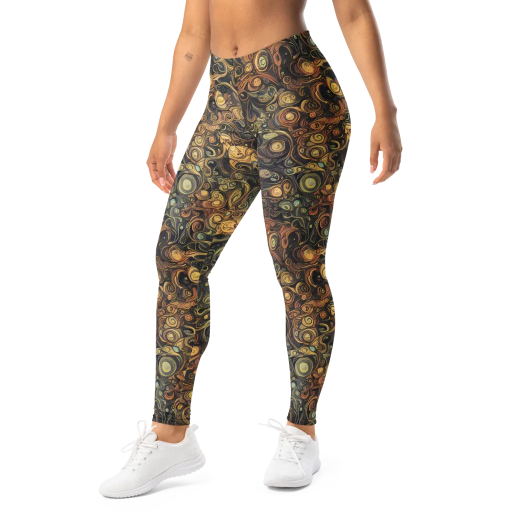 Amber Undertow on Leggings — Left Front