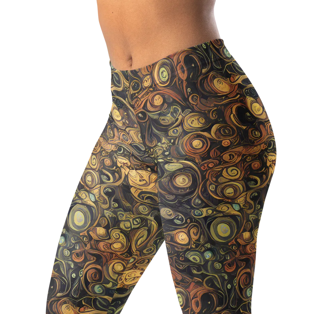 Amber Undertow on Leggings — Left Front