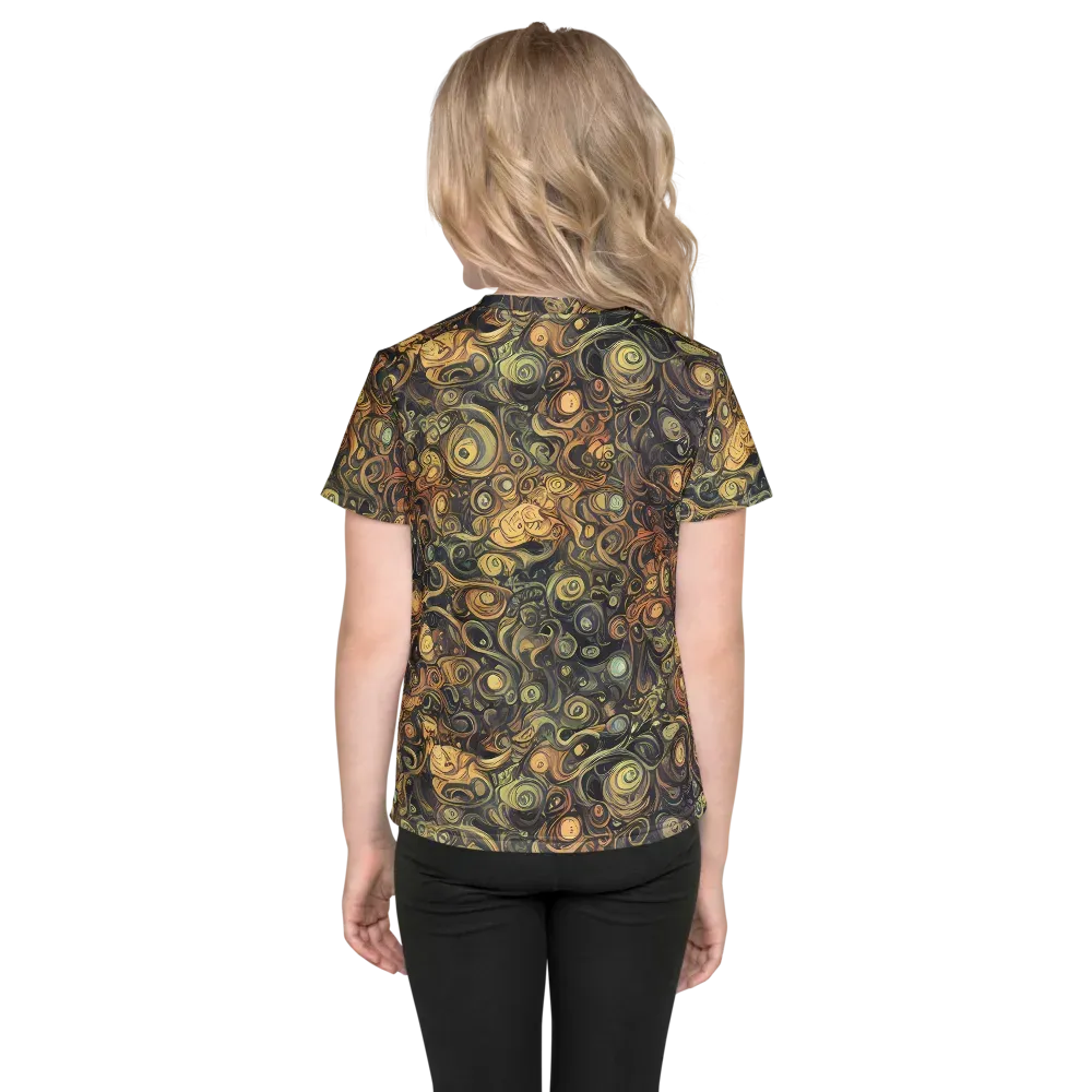 Amber Undertow on Kids Crew Neck T-Shirt — Back