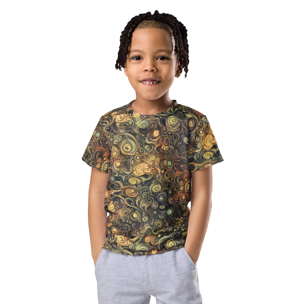 Amber Undertow on Kids Crew Neck T-Shirt — Front
