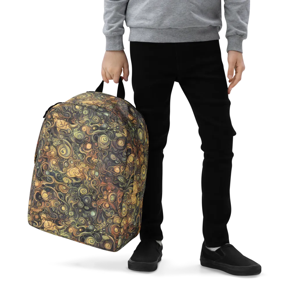 Amber Undertow on Minimalist Backpack — Zoomed-in