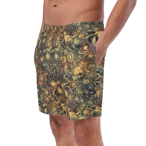 Amber Undertow on a Swim Trunks