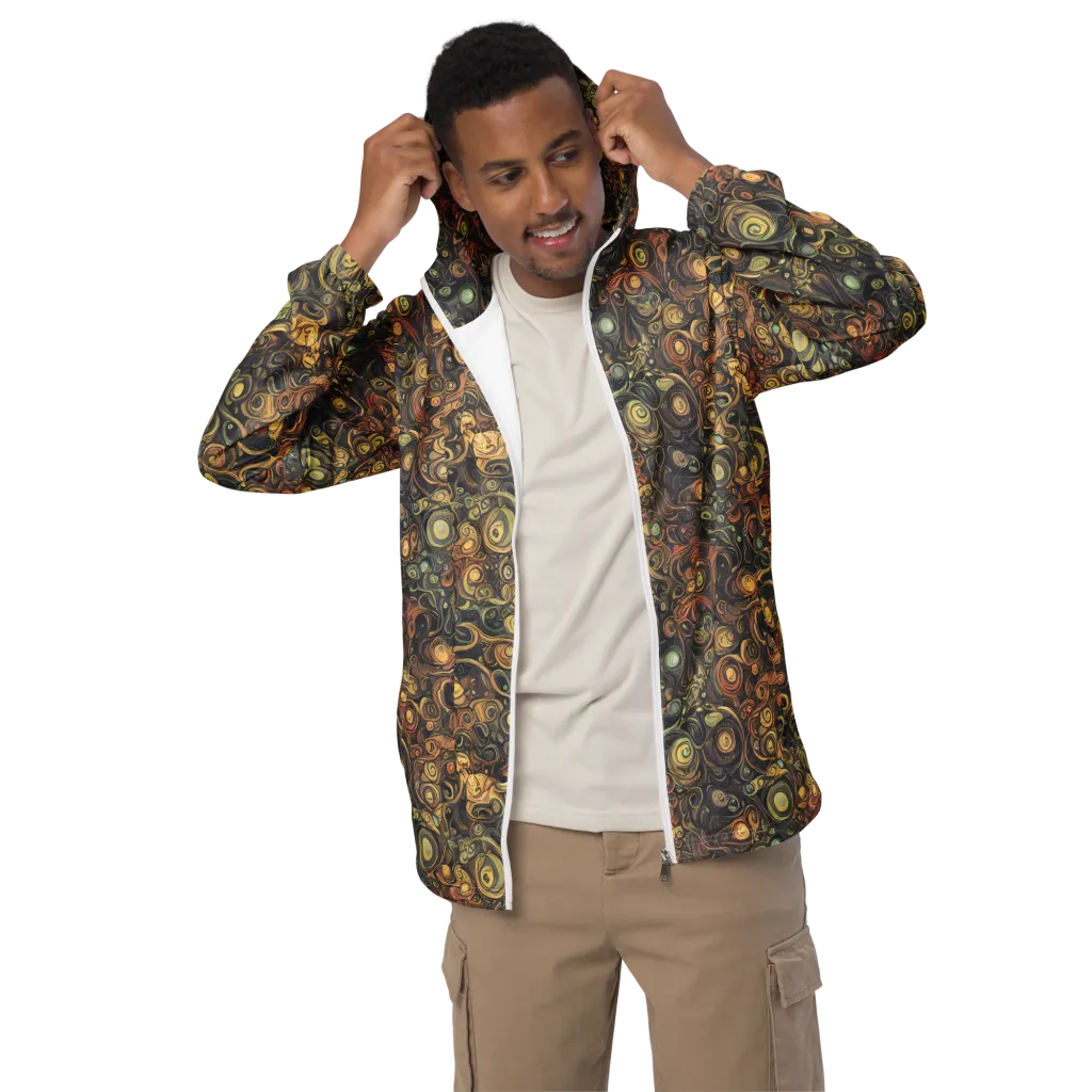 Amber Undertow on Men's Windbreaker — Front