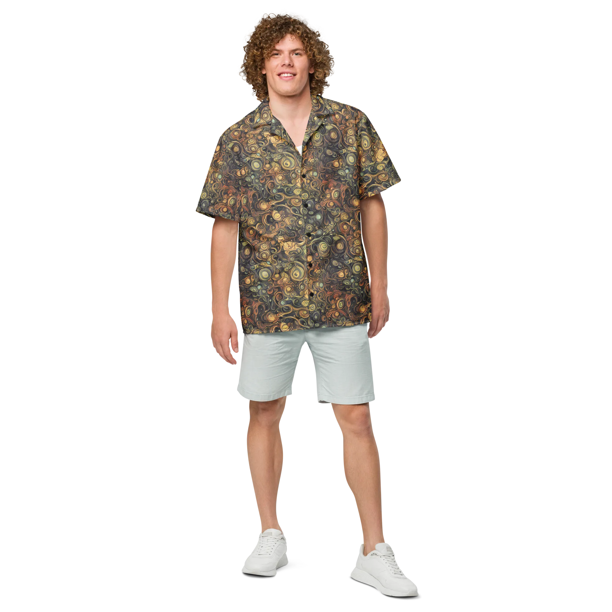 Amber Undertow on Button Shirt — Front