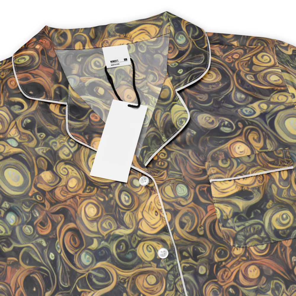 Amber Undertow on Women's Short Sleeve Pajama Top — Product details