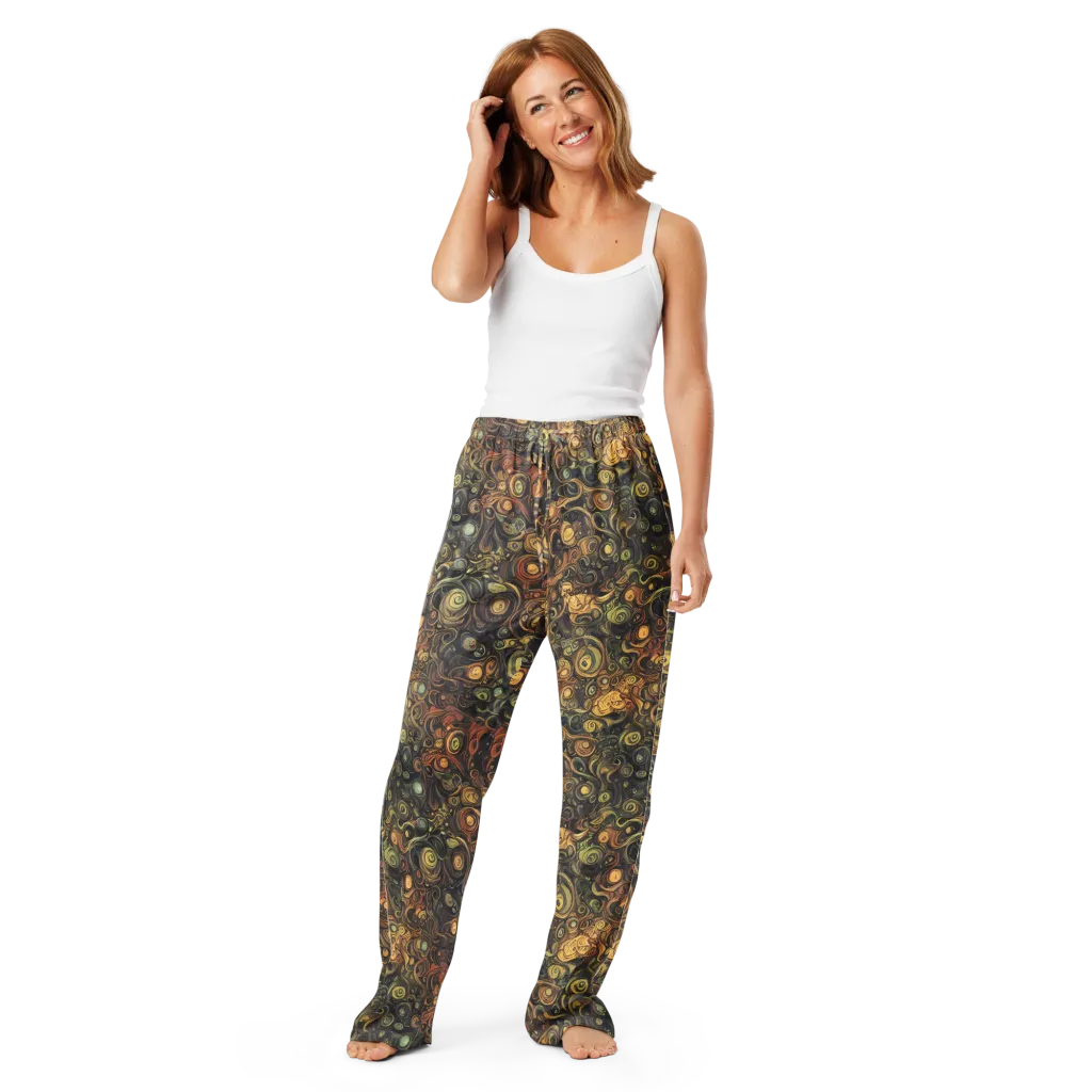Amber Undertow on Women's Pajama Pants — Front