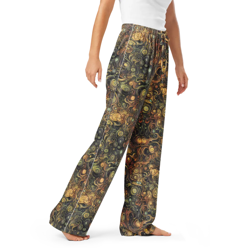 Amber Undertow on Women's Pajama Pants — Right Front