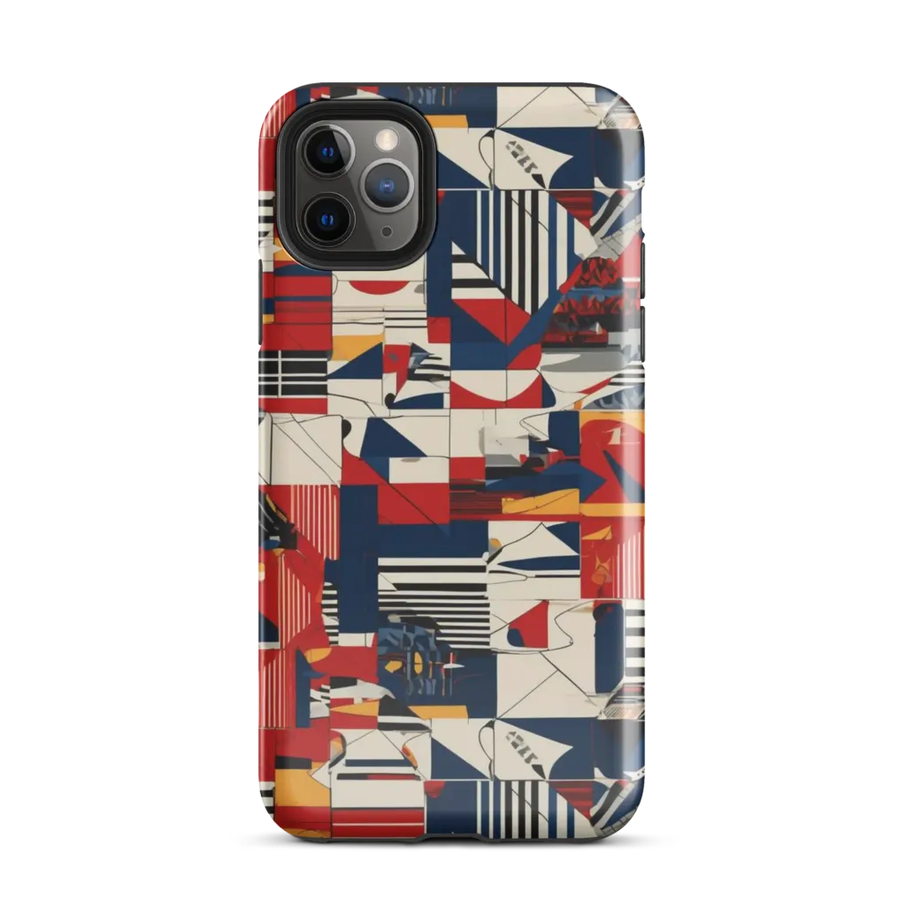 Redline Geometry on Tough Case for iPhone® — Front