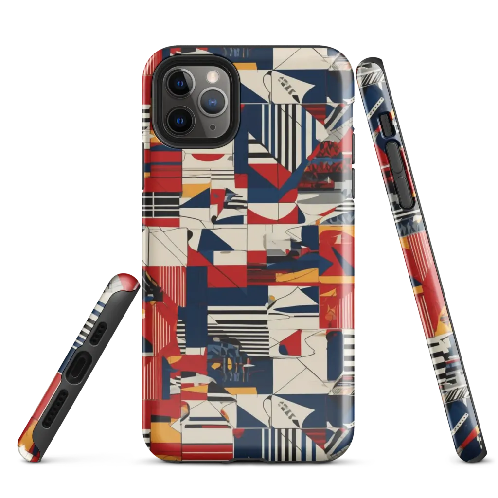 Redline Geometry on Tough Case for iPhone® — Front