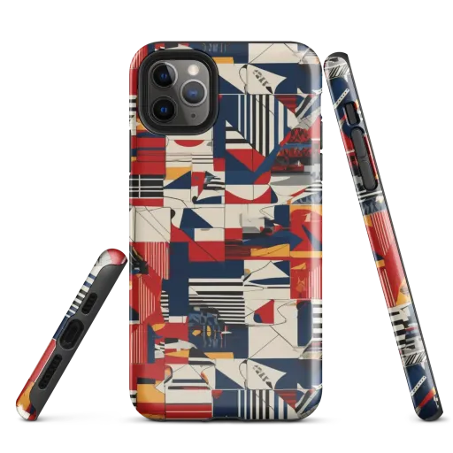 Redline Geometry on a Tough Case for iPhone®