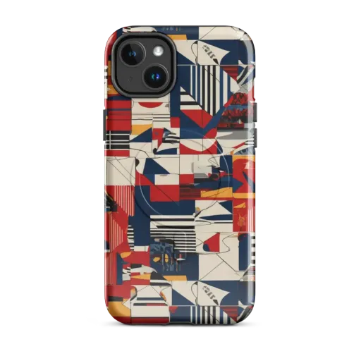 Redline Geometry on a MagSafe Tough Case for iPhone®