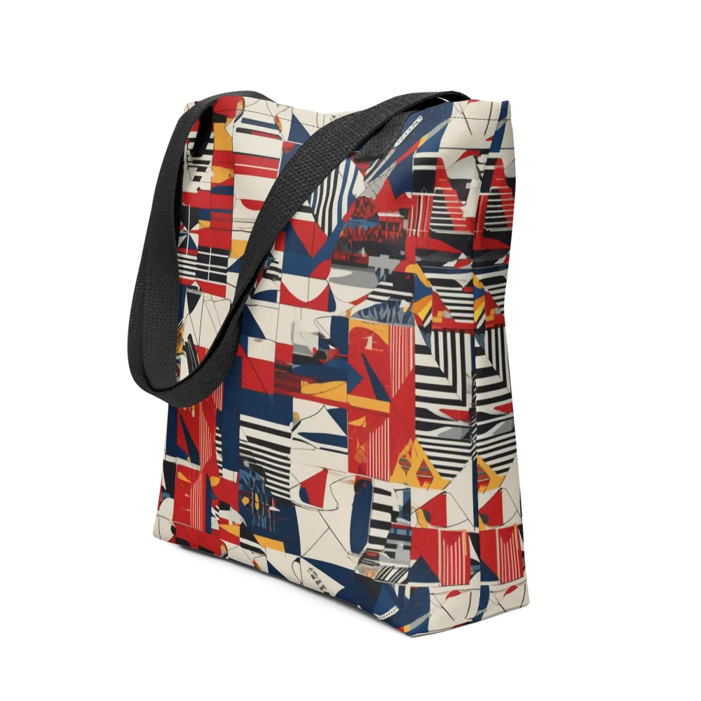 Redline Geometry on Tote Bag — Front