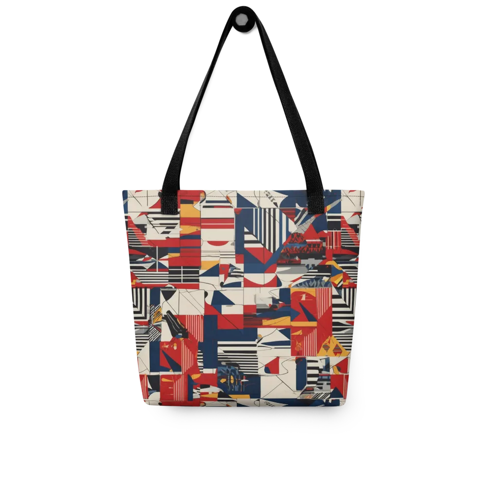 Redline Geometry on Tote Bag — Front