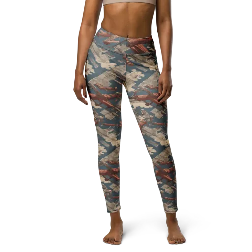 Cloud Squadron on a Yoga Leggings