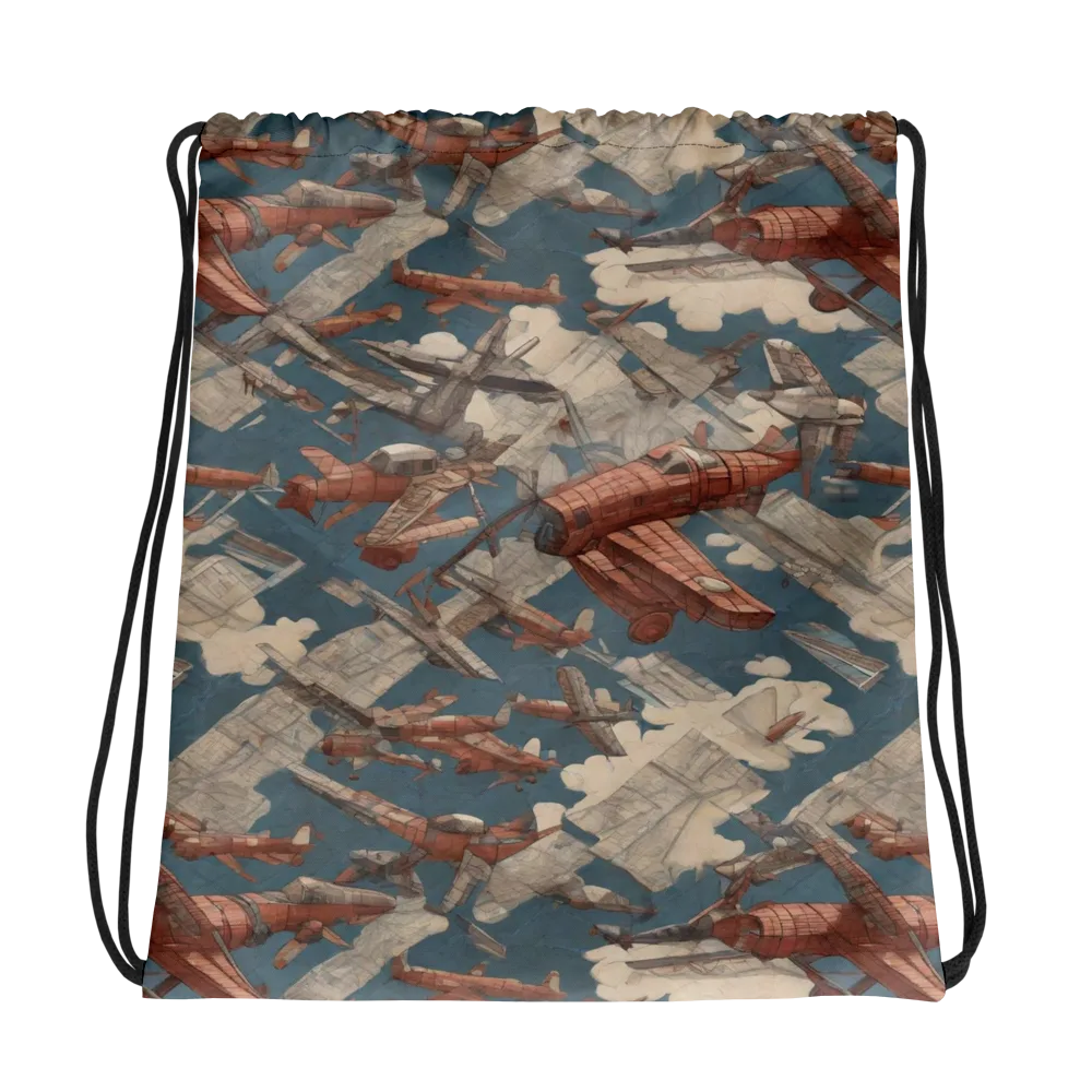 Cloud Squadron on Drawstring Bag — Photo