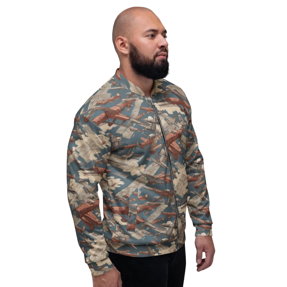 Cloud Squadron on Bomber Jacket — Right