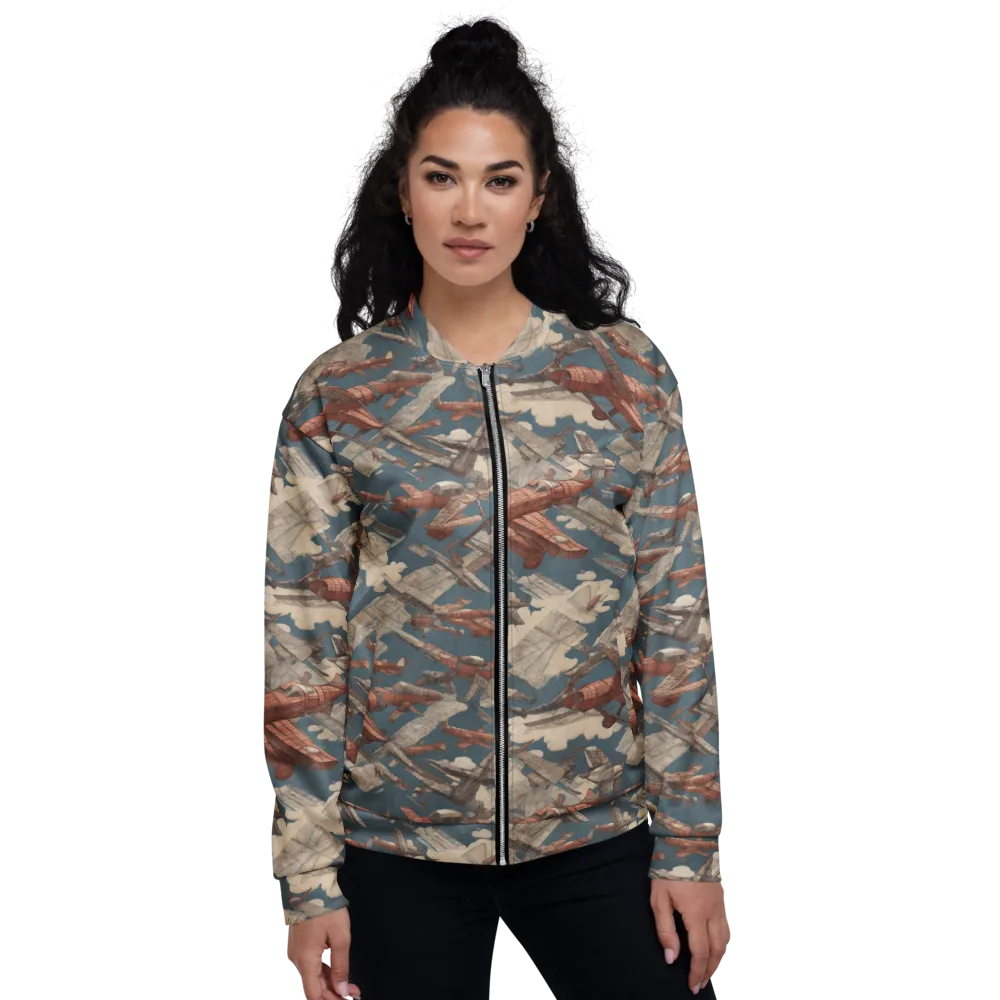 Cloud Squadron on Bomber Jacket — Front