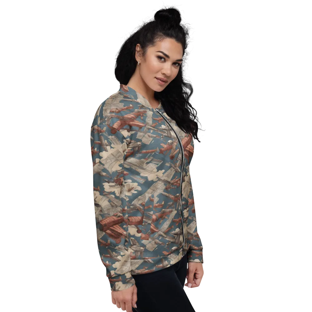 Cloud Squadron on Bomber Jacket — Right
