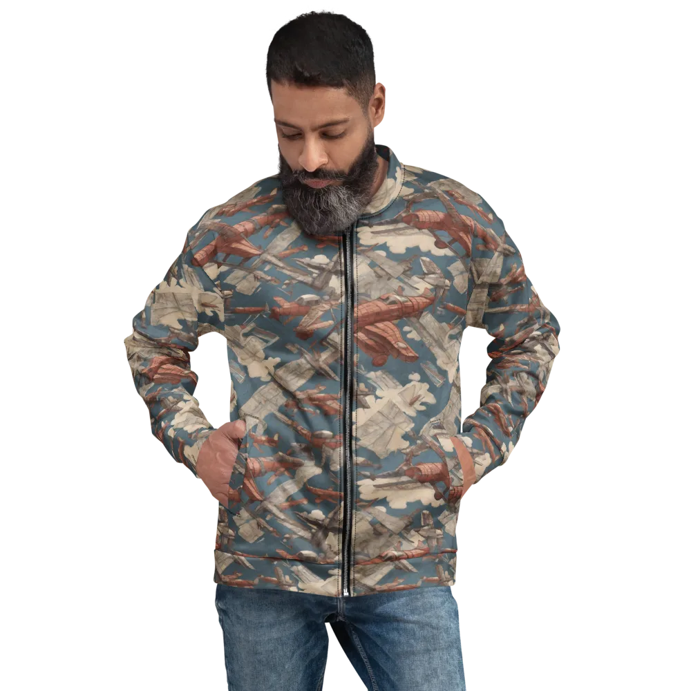 Cloud Squadron on Bomber Jacket — Front