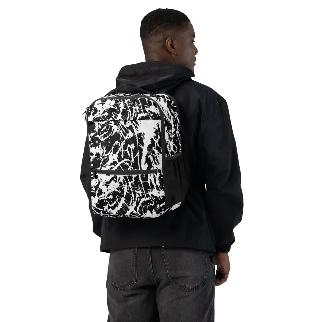 Monochrome Wild on Utility Backpack — Back