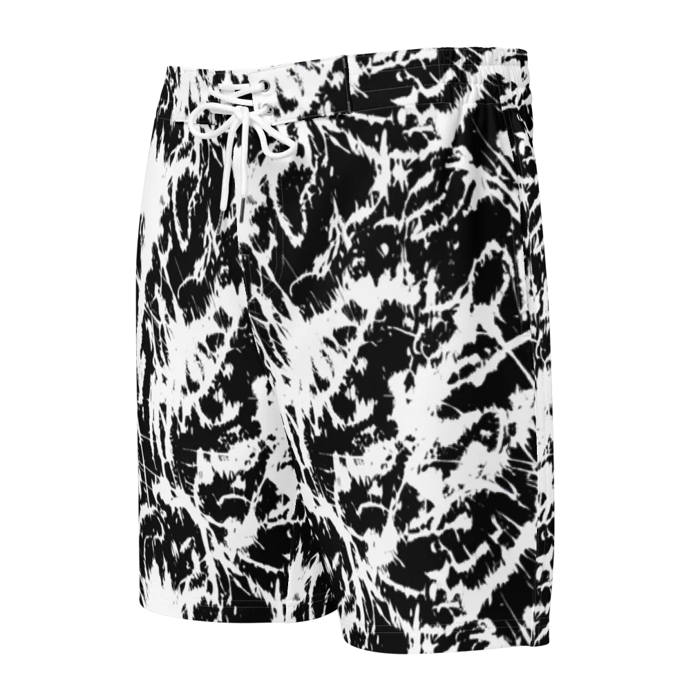 Monochrome Wild on Men's Board Shorts — Front