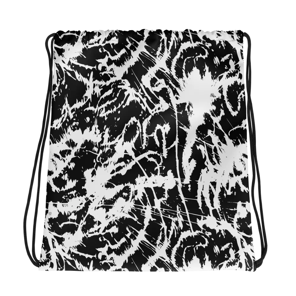 Monochrome Wild on Drawstring Bag — Photo