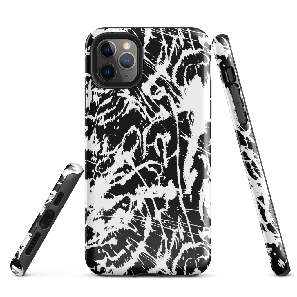 Monochrome Wild on Tough Case for iPhone® — Front